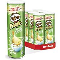 Los mejores  - Pringles Sour Cream &amp- Onion Crisps- 200g (Pack of 6)